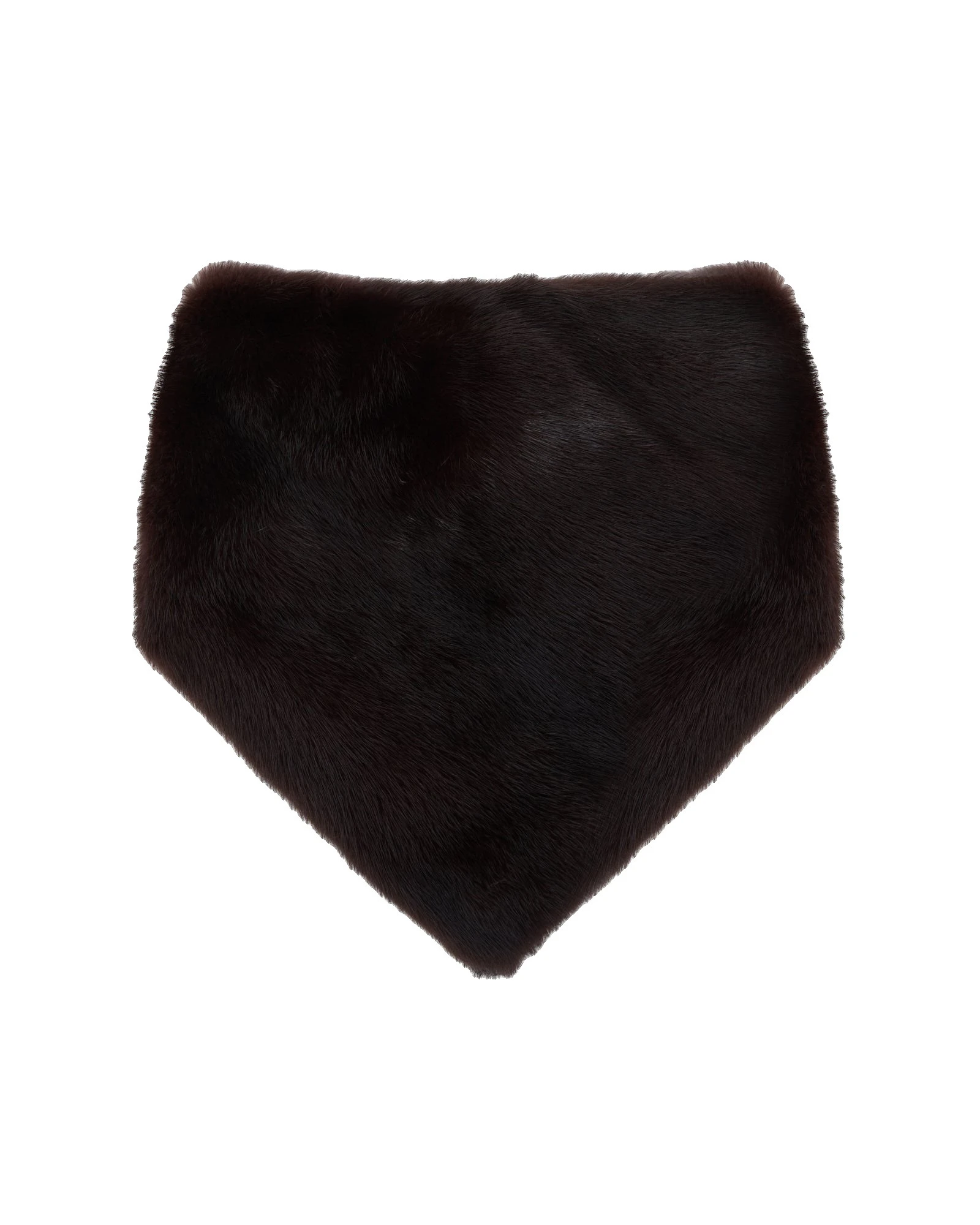 Yves Salomon Mink Fur Bandana in Bordeaux Yves Salomon Mink Fur Bandana in Bordeaux | Scarves | Coveti