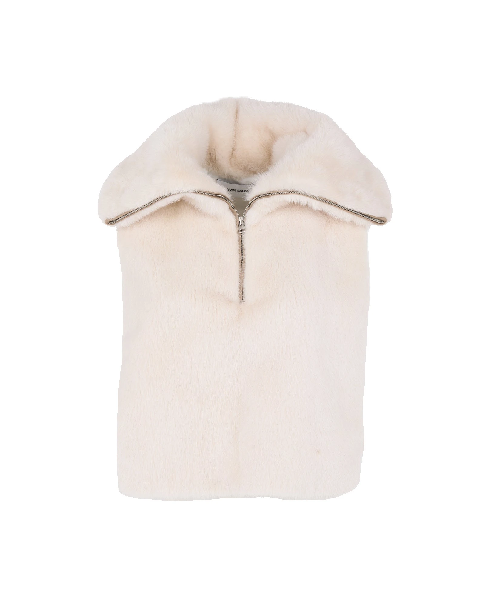 Yves Salomon Mink Fur Bib in White Yves Salomon Mink Fur Bib in White | Scarves | Coveti