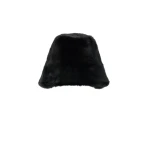 Yves Salomon Mink Fur Bucket Hat in Black | Hats | Coveti
