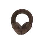 Yves Salomon Mink Fur Earmuffs in Brown | Hats | Coveti