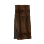 Yves Salomon Mink Fur Scarf in Brown | Scarves | Coveti