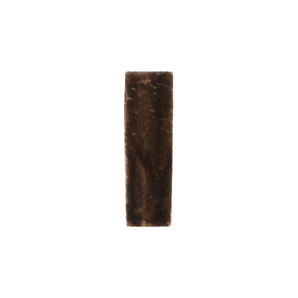 Yves Salomon Mink Fur Scarf in Brown | Scarves | Coveti