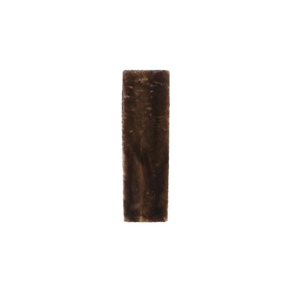 Yves Salomon Mink Fur Scarf in Brown | Scarves | Coveti
