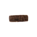 Yves Salomon Mink Fur and Leather Headband in Brown | Hair Accessories | Coveti