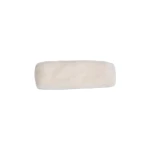 Yves Salomon Mink Fur and Leather Headband in White | Hair Accessories | Coveti