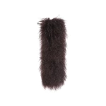Yves Salomon Mongolian Shearling Scarf in Brown | Scarves | Coveti