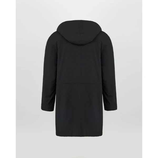Yves Salomon Reversible Long-Haired Mink and Technical Fabric Parka in Black | Men's Coats | Coveti