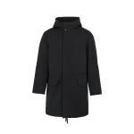 Yves Salomon Reversible Long-Haired Mink and Technical Fabric Parka in Black | Men Clothing | Coveti