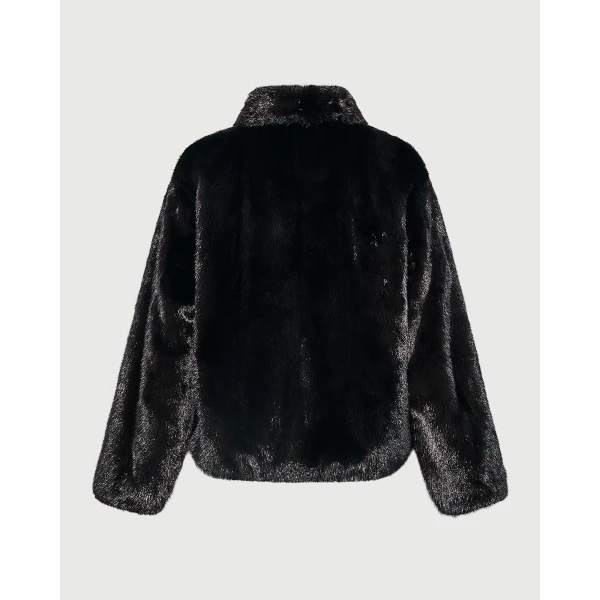 Yves Salomon Reversible Water-Repellent Bomber with Mink Fur in Black | Jackets | Coveti