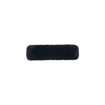 Yves Salomon Rex Rabbit Fur Headband in Black | Hair Accessories | Coveti