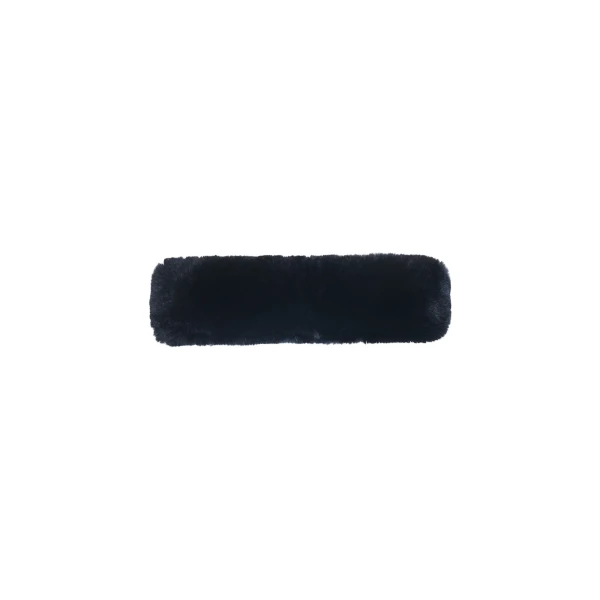 Rex Rabbit Fur Headband in Black