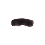 Yves Salomon Rex Rabbit Fur Headband in Brown | Hair Accessories | Coveti