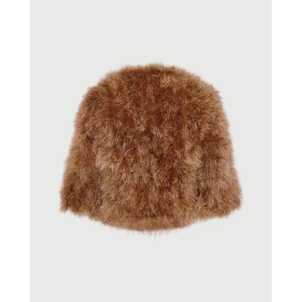 Yves Salomon Short Feather Jacket in Camel | Jackets | Coveti