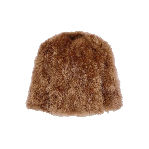 Yves Salomon Short Feather Jacket in Camel | Women | Coveti
