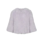 Yves Salomon Short Feather Jacket in Purple | Women | Coveti