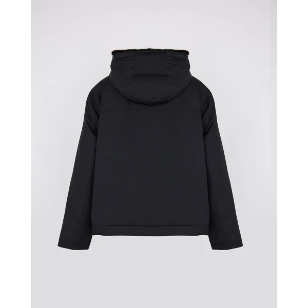 Yves Salomon Short Hooded Down Jacket with Mink Fur Lining in Black | Jackets | Coveti
