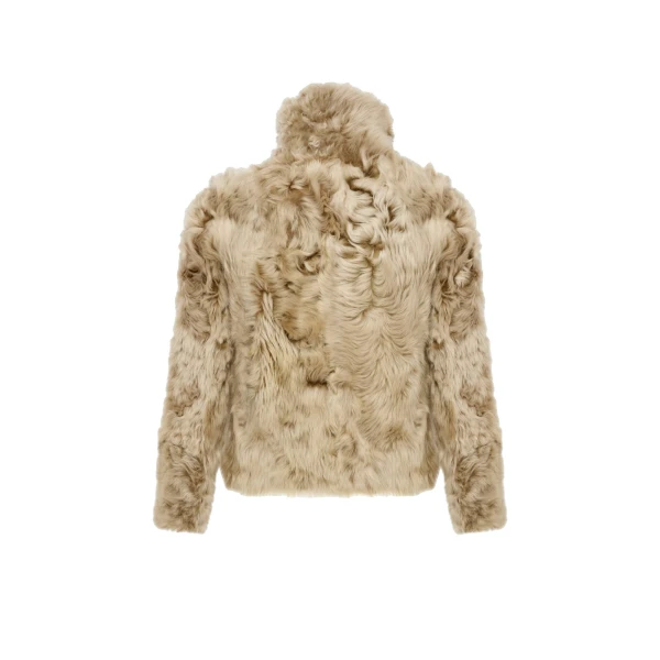 Short Toscana Lambskin Jacket in Camel