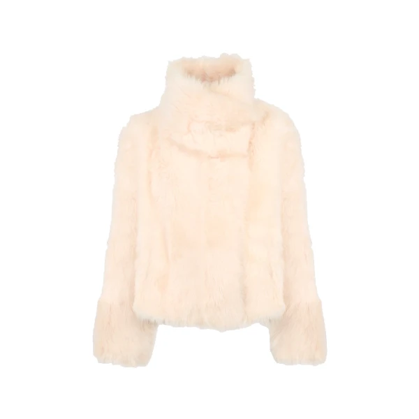 Short Toscana Lambskin Jacket in Pink