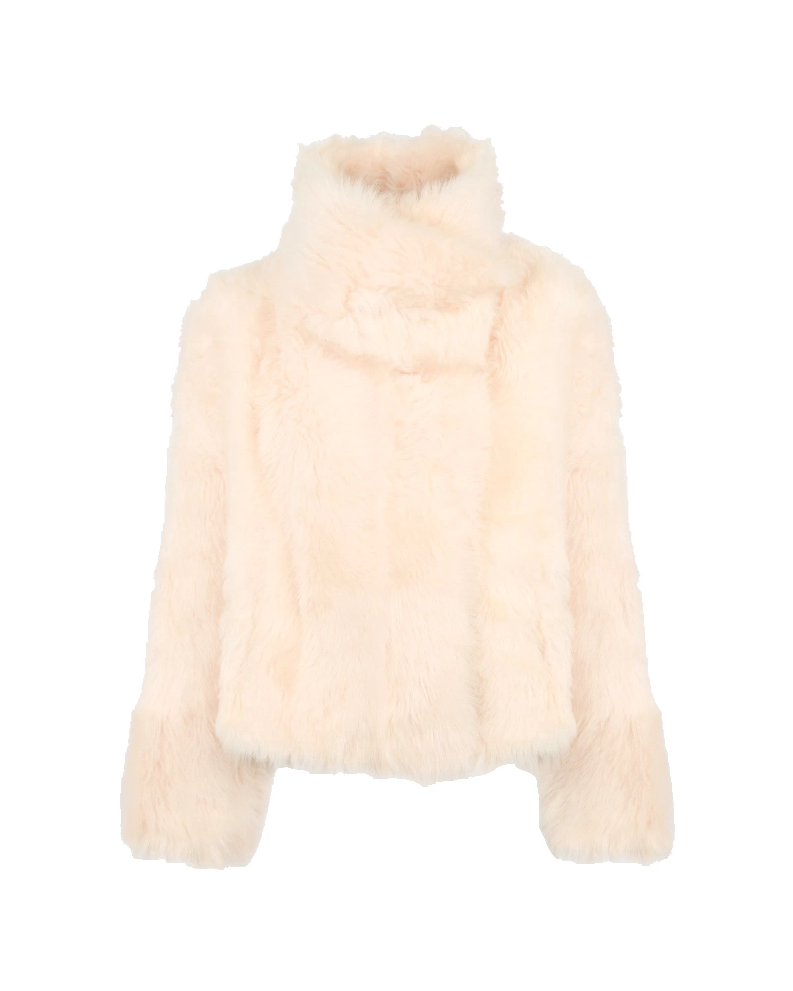 Yves Salomon Short Toscana Lambskin Jacket in Pink Yves Salomon Short Toscana Lambskin Jacket in Pink | Shearling Jackets | Coveti
