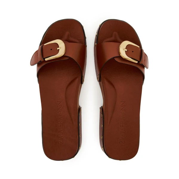 Zimmermann Alight Mule 40 in Brown, view 4