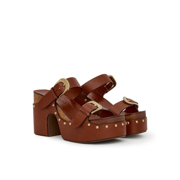Zimmermann Alight Wedge 100 in Brown, view 2