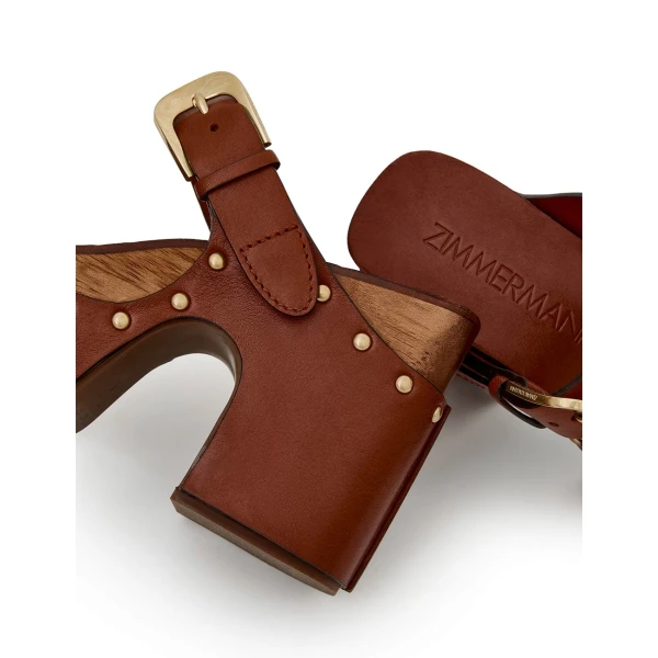 Zimmermann Alight Wedge 100 in Brown, view 5