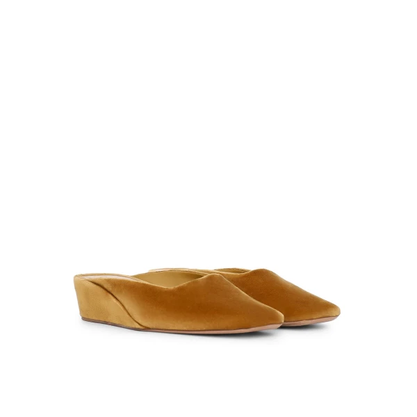 Zimmermann Atelier Mule 35 in Yellow | Mules | Coveti, view 3