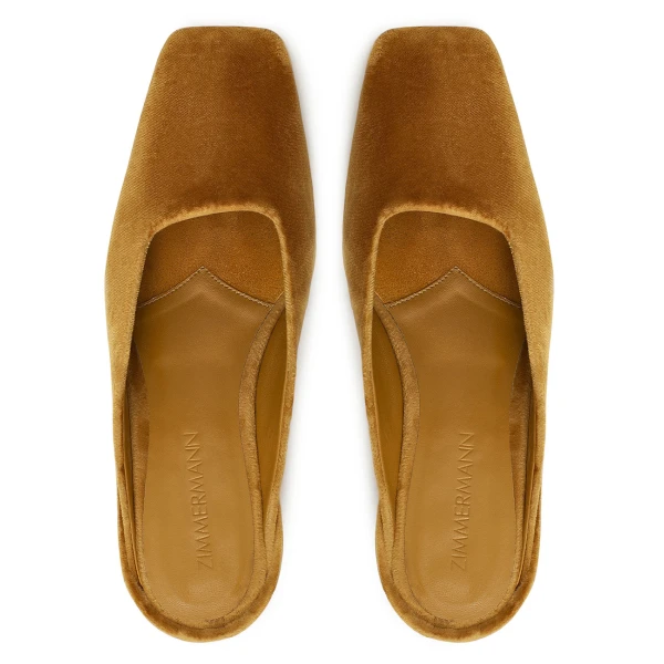 Zimmermann Atelier Mule 35 in Yellow | Mules | Coveti, view 4