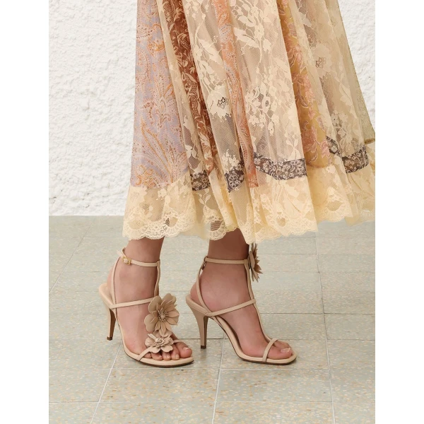 Zimmermann Belara Sandal 85 in Ivory, view 2