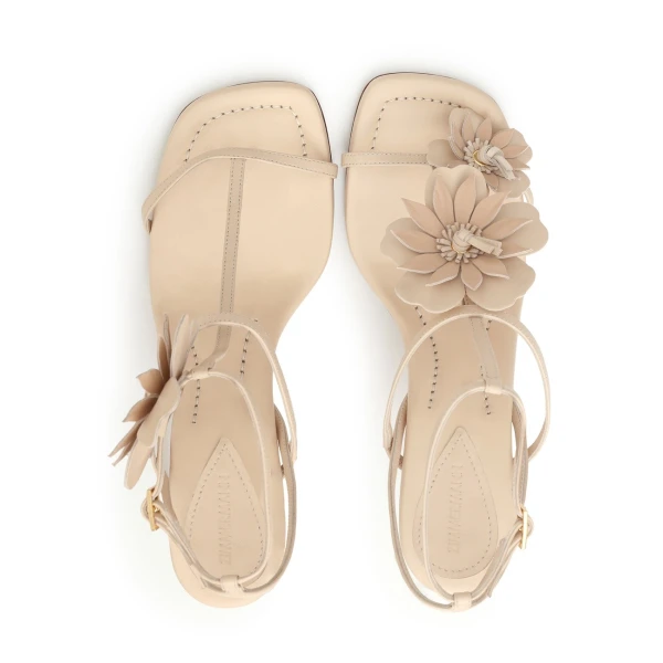 Zimmermann Belara Sandal 85 in Ivory, view 4