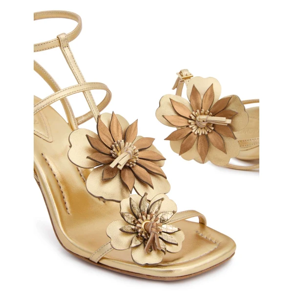 Zimmermann Belara Sandal 85 in Gold, view 6