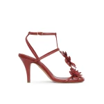 Zimmermann Belara Sandal 85 in Red | Sandals | Coveti