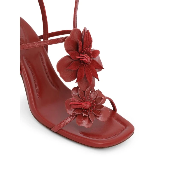 Zimmermann Belara Sandal 85 in Red | Sandals | Coveti, view 6