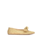 Zimmermann Carousel Ballerina in Metallic | Flats | Coveti