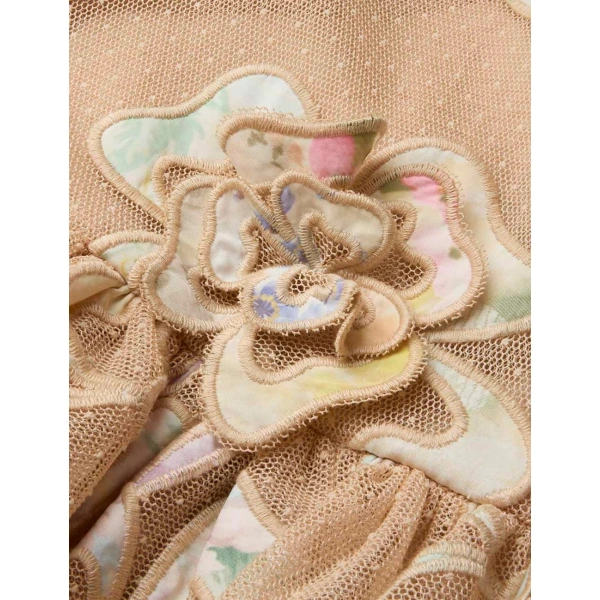 Zimmermann Clash Applique Mini Dress in Multicolour | Mini Dresses | Coveti, view 6