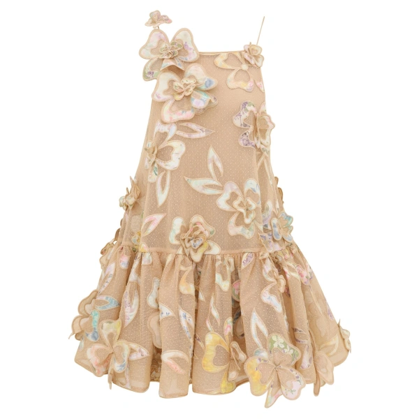 Clash Applique Mini Dress