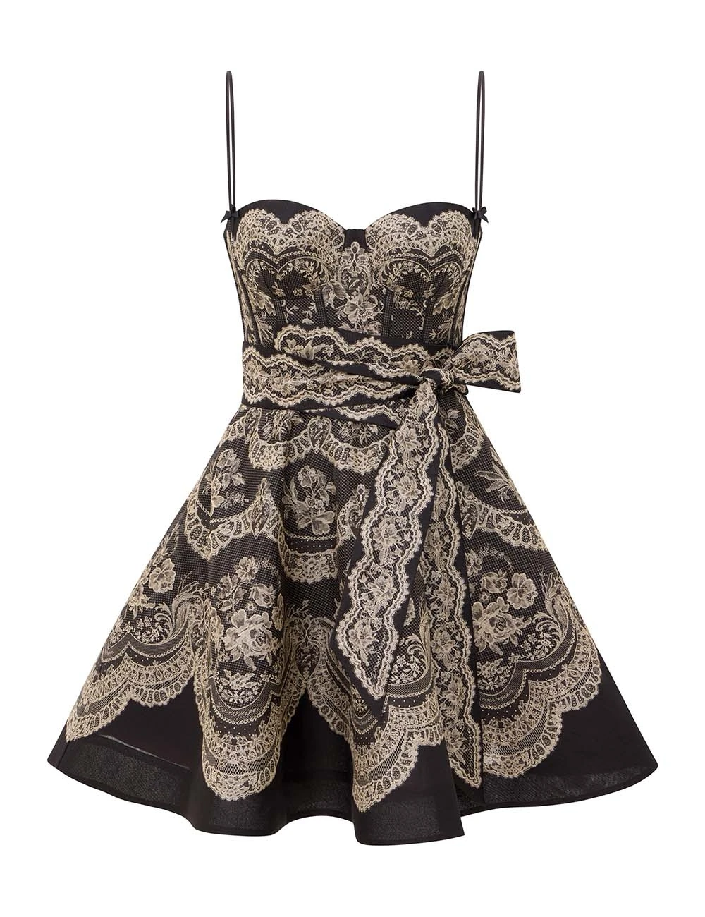 Zimmermann Clash Bustier Mini Dress | Ready to Wear Collection Coveti Zimmermann Clash Bustier Mini Dress