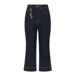 Zimmermann Clash Denim Capri Pant