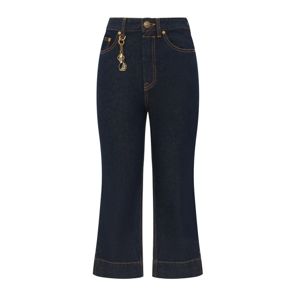 Clash Denim Capri Pant