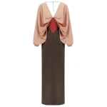 Zimmermann Clash Drape Maxi Dress in Multicolour | Maxi Dresses | Coveti