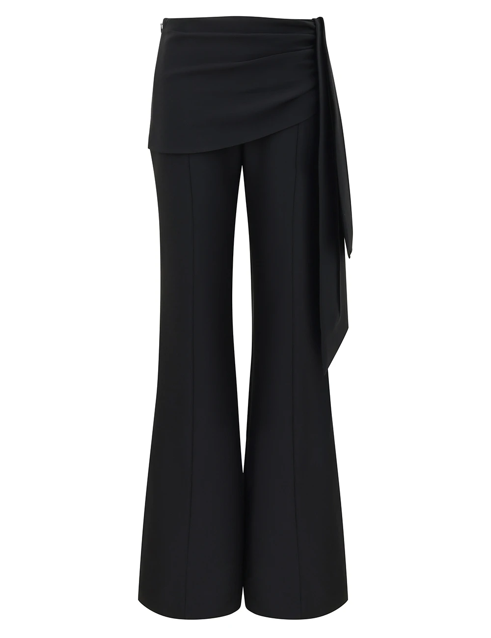 Zimmermann Clash Draped Flare Pant | Ready to Wear Collection Coveti Zimmermann Clash Draped Flare Pant