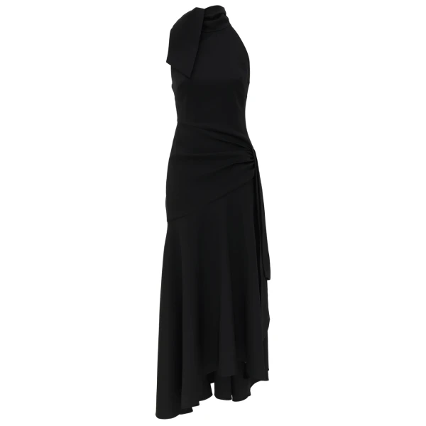 Clash Draped Midi Dress