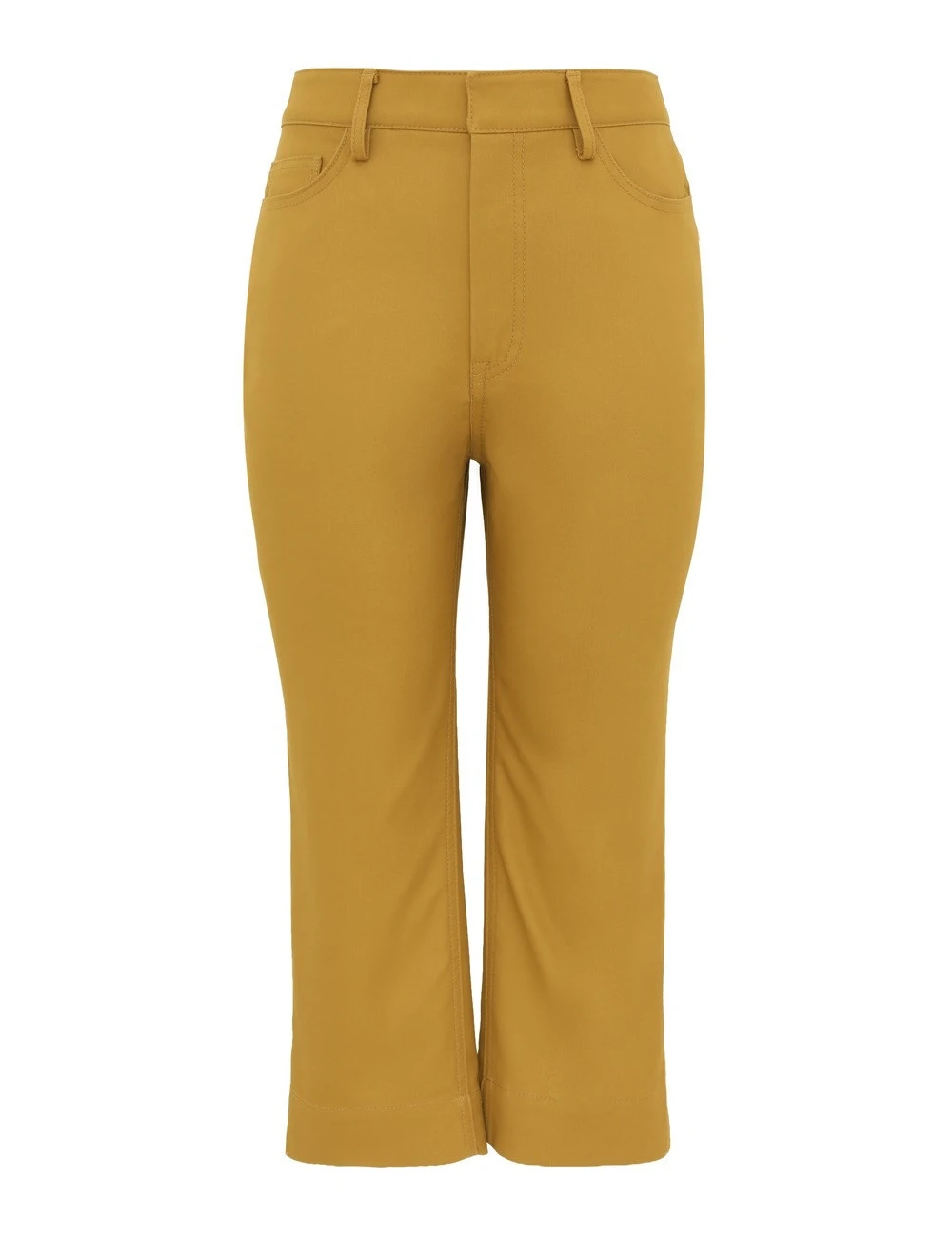 Zimmermann Clash Drill Capri Pant in Yellow Zimmermann Clash Drill Capri Pant in Yellow | Pants | Coveti