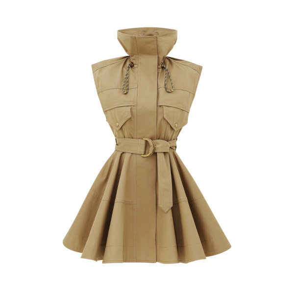 Zimmermann Clash Drill Utility Mini Dress