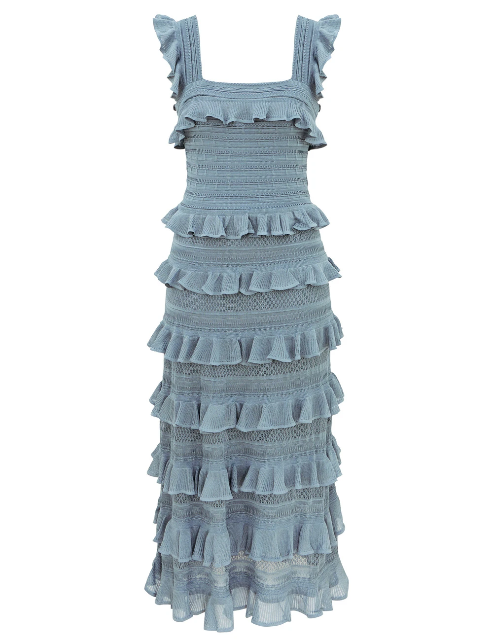 Zimmermann Clash Lace Frill Dress | Ready to Wear Collection Coveti Zimmermann Clash Lace Frill Dress