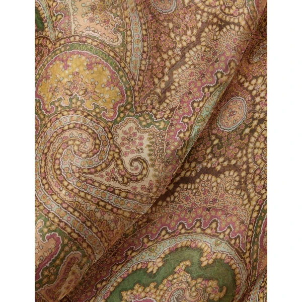 Zimmermann Clash Lantern Midi Dress in Multicolour | Midi Dresses | Coveti, view 6