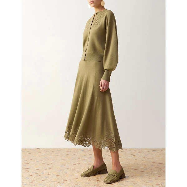 Green knitwear
