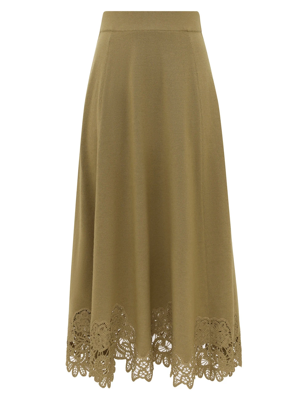 Zimmermann Clash Merino Lace Midi Skirt | Ready to Wear Collection Coveti Zimmermann Clash Merino Lace Midi Skirt
