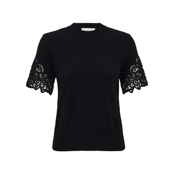 Zimmermann Clash Merino Lace Tee