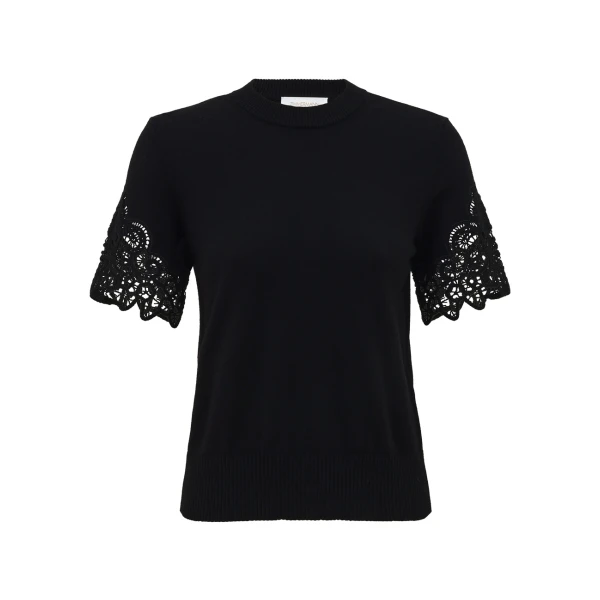 Clash Merino Lace Tee